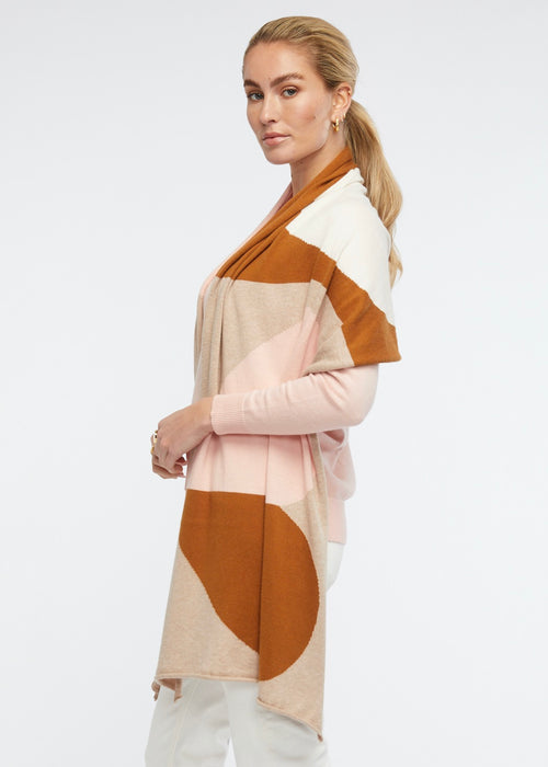 <span data-mce-fragment="1"></span> <p>A colourful cotton and cashmere blend of geometric shapes in this fun wrap from Zaket &amp; Plover.</p> <p>Colour&nbsp; - Birch</p>