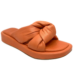 You'll love the feel as well as the look of these gorgeous slides. Made from soft tubed leather with an oversized chunky knot, these babies will define your casual summer style.  Sunburn, Black  Made in Turkey