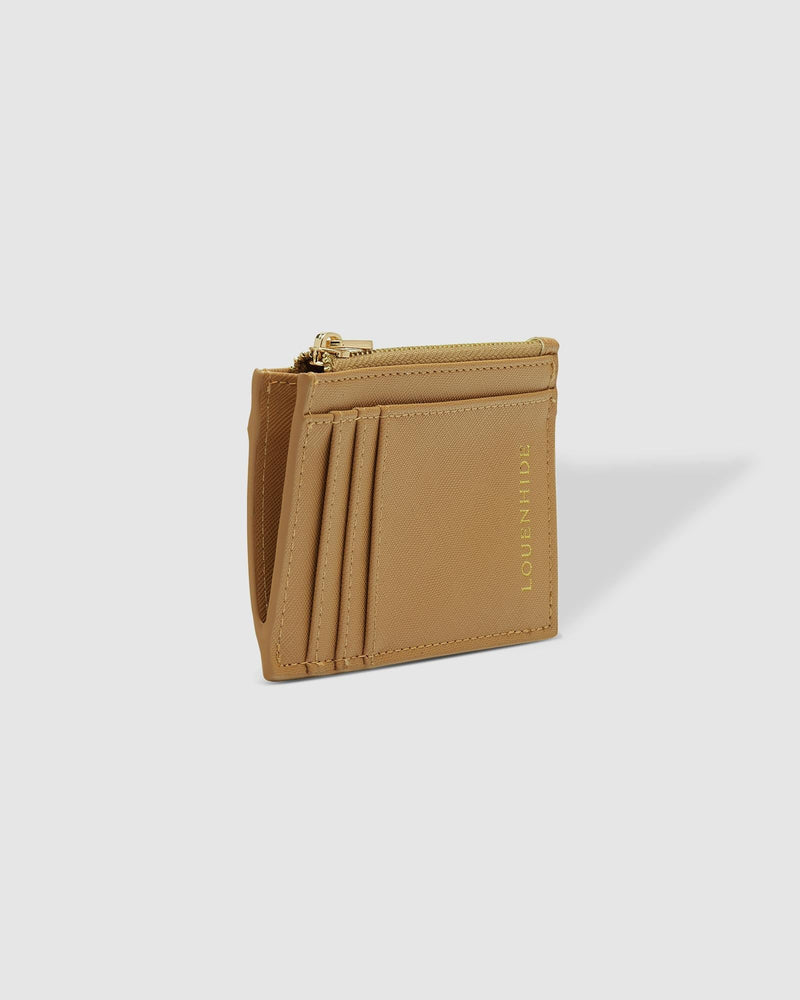 The Louenhide Cara Cardholder is a sleek and functional accessory, designed for everyday use. This cute card wallet features a central zip coin pocket, two note pockets and six cardholder spots. Find the perfect colour for you, choosing between a classic neutral, metallic or summer brights. Easily fit this cardholder style in your favourite Louenhide crossbody bag or if carry in your back pocket if you're a minimalist on the go!