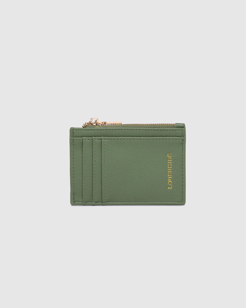The Louenhide Cara Cardholder is a sleek and functional accessory, designed for everyday use. This cute card wallet features a central zip coin pocket, two note pockets and six cardholder spots. Find the perfect colour for you, choosing between a classic neutral, metallic or summer brights. Easily fit this cardholder style in your favourite Louenhide crossbody bag or if carry in your back pocket if you're a minimalist on the go!