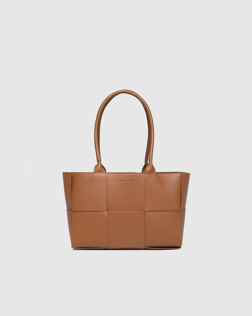 Internal Lining	Polyurethane Vegan Leather 100% Backing
Handle Height	25cm
Closure	Magnetic Clasp
Body Material	Polyurethane Vegan Leather 100%
Hardware	Light Gold
Dimensions	W38 x H21 x D10cm
Weight	0.67kg