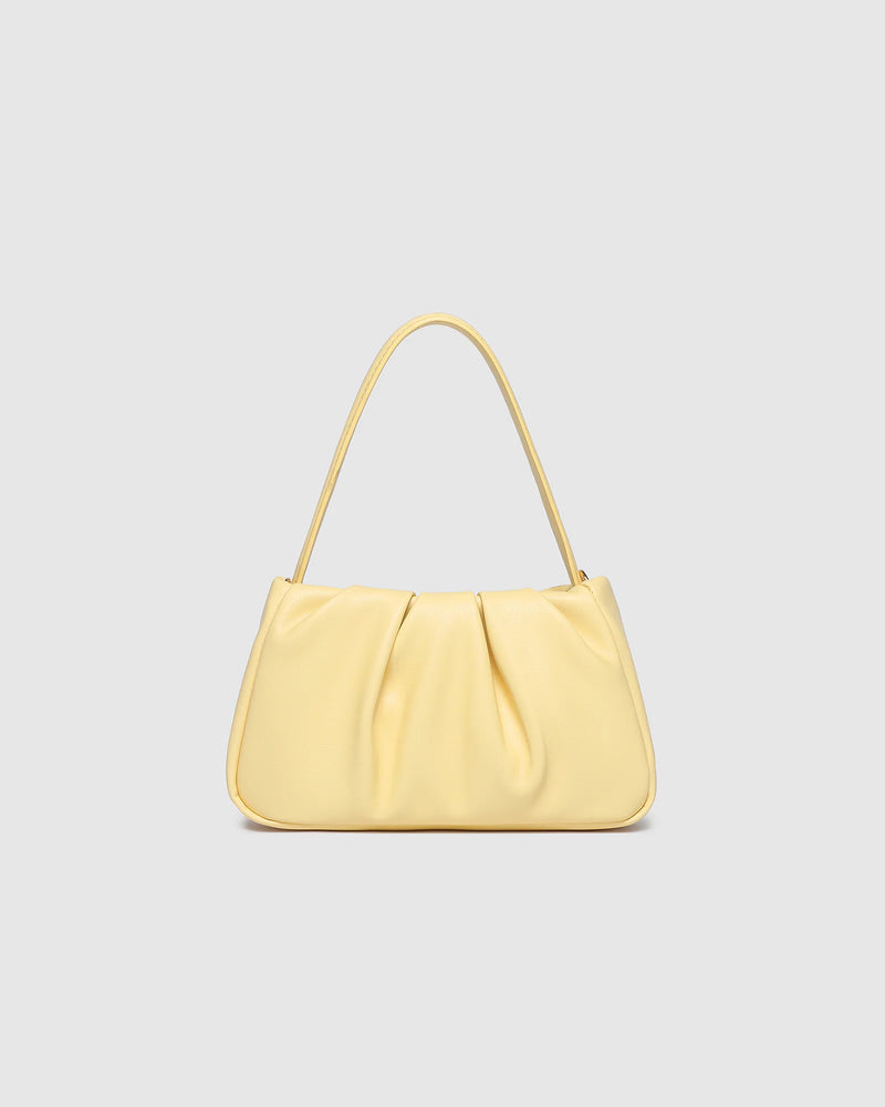 Internal Lining	Polyester Recycled Beige and White Stripe Logo 100% Lining
Handle Height	15-20cm
Shoulder Strap	Detachable 109.5cm Chain Strap
Closure	Magnetic Clasp
Body Material	Polyurethane Vegan Leather 100%
Hardware	Light Gold
Dimensions	W23.5 x H12 x D7cm
Weight	0.28kg