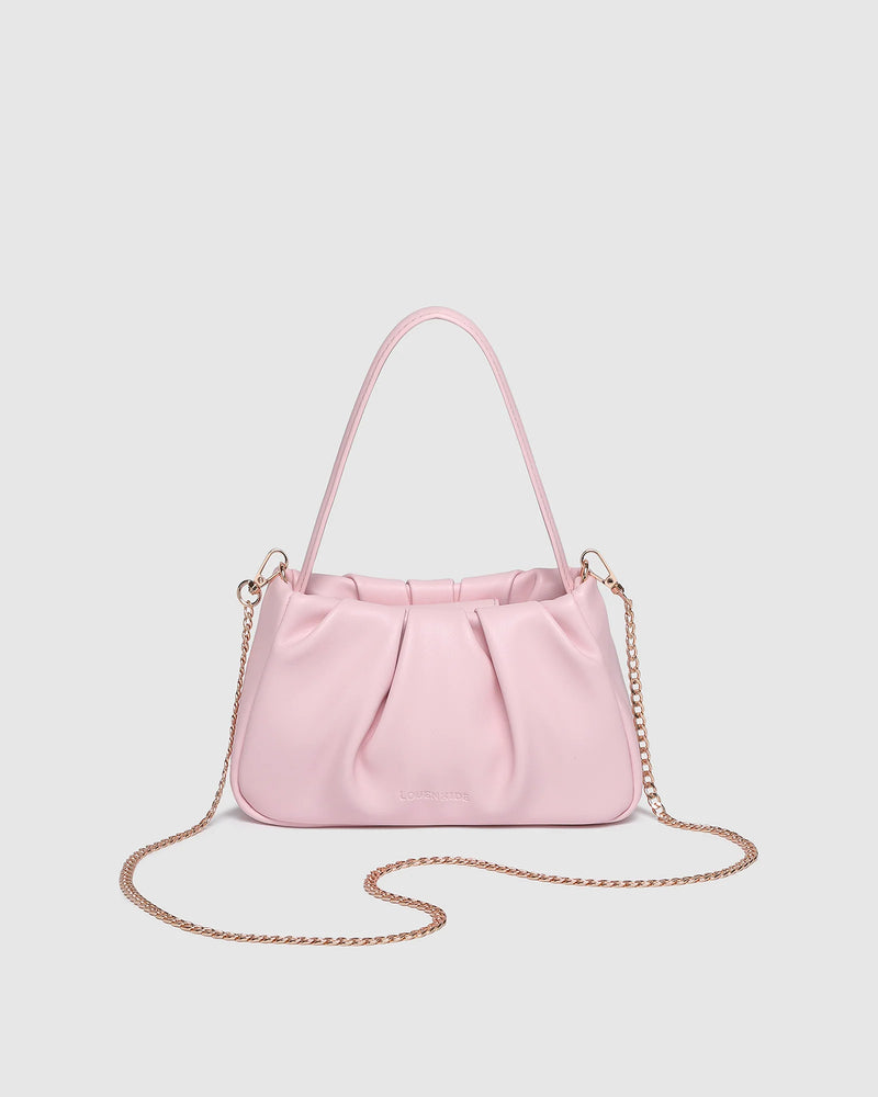 Internal Lining	Polyester Recycled Beige and White Stripe Logo 100% Lining
Handle Height	15-20cm
Shoulder Strap	Detachable 109.5cm Chain Strap
Closure	Magnetic Clasp
Body Material	Polyurethane Vegan Leather 100%
Hardware	Light Gold
Dimensions	W23.5 x H12 x D7cm
Weight	0.28kg