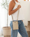 The Louenhide Suki Phone Bag is the perfect piece for your grab-and-go moments. With a sleek silhouette that comfortably fits up-to an iPhone Pro Max, this phone crossbody bag keeps your essentials streamlined and within reach. Whether you’re running errands or heading out for a quick coffee, the Suki mini crossbody bag moves effortlessly with you, wherever the day leads.&nbsp;