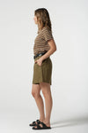 The Stone Linen Short in otter is crafted from 100% linen for cool, breathable comfort. Designed in a regular fit with front pockets, belt loops, fly front opening and an elastic back waist, it’s a versatile style made for hot days and effortless travelling.

100% Linen
Regular fit
Front pockets
Elastic at back waist
Belt loops
Fly front opening