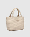 Internal Features	Base Plate
Handle Height	14cm and Falls Flat on Body
PU Strap	Adjustable and Detachable 99-114cm PU Strap
Closure	Magnetic Clasp
Body Material	Polyurethane Vegan Leather 100%
Hardware	Light Gold
Dimensions	W21 x H20 x D8cm
Weight	0.55kg