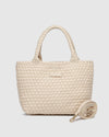 Internal Features	Base Plate
Handle Height	14cm and Falls Flat on Body
PU Strap	Adjustable and Detachable 99-114cm PU Strap
Closure	Magnetic Clasp
Body Material	Polyurethane Vegan Leather 100%
Hardware	Light Gold
Dimensions	W21 x H20 x D8cm
Weight	0.55kg