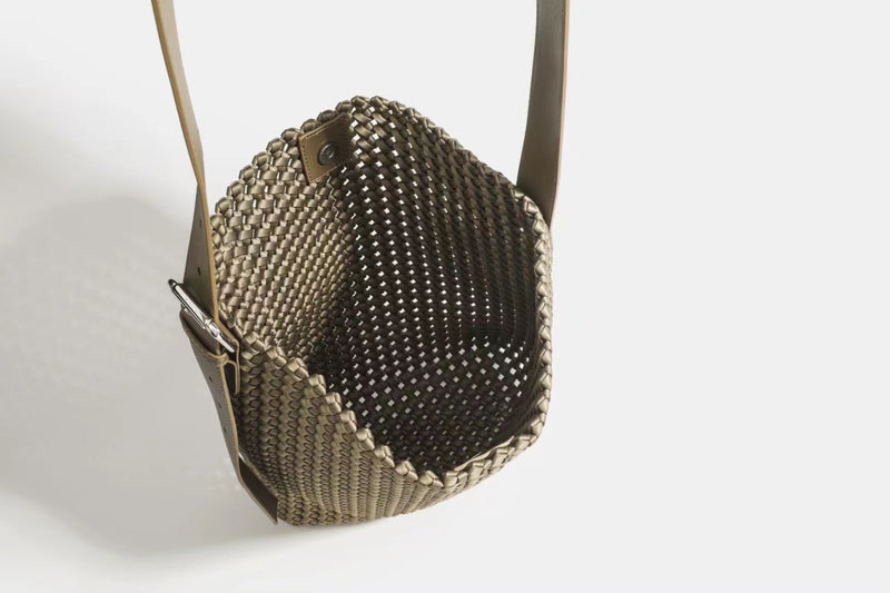 woven slouch bag l'ora d'oro
