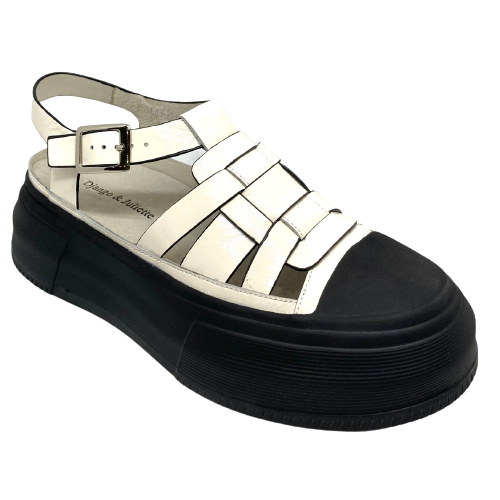 Half white 2025 half black shoes