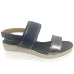 aurora sundowner wedge navy and gun