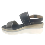 aurora sundowner wedge navy and gun