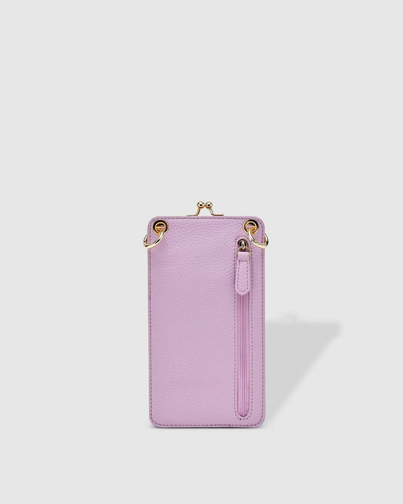 1440 × 1800px  The Louenhide Billie Crossbody Bag is a fun, no fuss phone bag, perfect for the minimalist. Designed for style and functionality, this compact crossbody will carry your phone, cards and money with ease, without weighing you down. Easily inject colour into your favourite cocktail outfits by styling with your Billie Crossbody. Now available in a range of summer pastels and brights, this affordable accessory is a must have for party season.