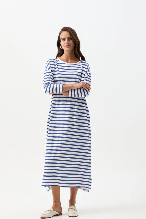 Description
• 100% Slub Knit Cotton
• Relaxed Fit
• Printed Stripe
• Dropped Shoulder
• Long Sleeve
• Side Seam Splits, back longer than front
• Designed in Goondiwindi