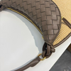 35 x 22 x 2cm
Main Bag: Raffia with Cotton Lining
Mini Crescent Moon: 100% Leather (Cowhide) with Cotton Lining