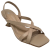 carrano strappy nude sandal with 7cm curved heel.