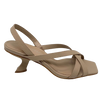 carrano strappy nude sandal with 7cm curved heel.