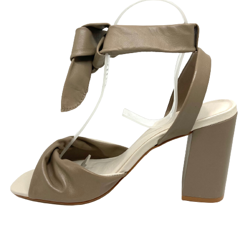Carrano Heels Cream Dark Taupe