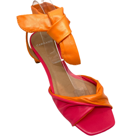 Carrano Mid Heel Orange Fuchsia M Lady s