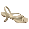 carrano strappy vanilla sandal with 7cm curved heel.