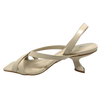 carrano strappy vanilla sandal with 7cm curved heel.