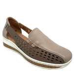 A great comfort shoe for work, holidaying or just doing a lot of walking. The perforations in the leather allow for ventilation in our warmer months.