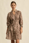 designed for comfort and versatility, it blends feminine form with a fluid feel. crafted in the zk exclusive ocelot print, a neutral take on the classic leopard trend.

100% linen crafted for trans-seasonal wear
high stand collar and soft 3/4 sleeve for balance
elasticated cuffs and shell buttons provide practical detail
off-the-body fit and wide belt for personalised styling
versatile for everyday, travel, or elevated casual