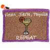 zoda beaded clutch fiesta siesta tequila