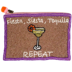 zoda beaded clutch fiesta siesta tequila