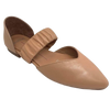 A great little flattie from Mollini with a closed toe and heel cap and a rouched strap of leather across the instep.