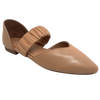 A great little flattie from Mollini with a closed toe and heel cap and a rouched strap of leather across the instep.