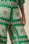 Designed for elevated ease, the gesture pant pairs a full-length silhouette with subtle structure and refined detail.&nbsp;

100% linen
full-length shape with soft movement
seamless front for a polished look
flat front waist band with an elasticated rear
side zip with clasp and elasticated back waistband
functional side pockets
fresh seasonal print
style with the pixel top for effortless coordination