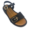 granada black sandal, PU, Los Cabos, adjustable front