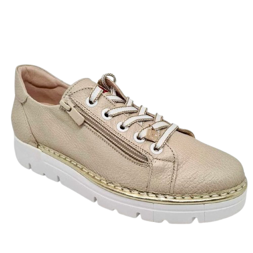 jose saenz spanish sneakers beige gold