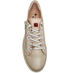 jose saenz spanish sneakers beige gold