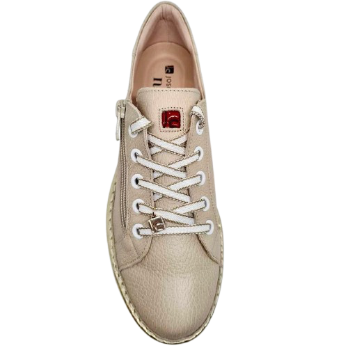 jose saenz spanish sneakers beige gold