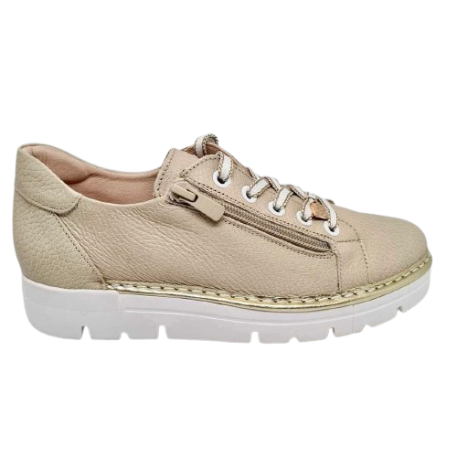 jose saenz spanish sneakers beige gold