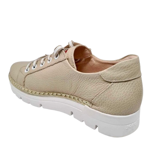 jose saenz spanish sneakers beige gold