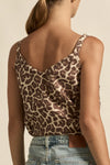 your essential layering piece - refined and ready for summer.

100% linen
wide-set straps for ease and wearability
v-neckline adds a flattering touch
perfect alone or layered under jackets
crafted in the zk exclusive ocelot print, a neutral take on the classic leopard trend.