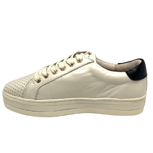 <p data-mce-fragment="1">A sneaker with some serious pizazz, these puppies will bring life to any outfit while keeping your feet super happy thanks to extra cushioning and arch support. These also have a removable insole so you can wear your own orthotics with ease.</p> <p data-mce-fragment="1">Featuring a contrasting star and heel trim on a platform sole these leather lace-up sneakers are your season must-haves.</p>