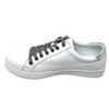 The Token sneaker is tried and tested.  If you haven't already you need to give these favourites a run.  Zipper entry, removable insole, soft leather and generous in width. Choose to either wear the self coloured laces or white. Your feet will love these.  