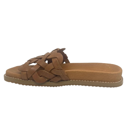 rory tan leather slide django and juliette