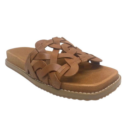 rory tan leather slide django and juliette