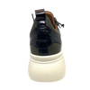 Sneakers by Alfie &amp; Evie are always great and this little one with its new look bulbous white sole, elastic laces, zip entry and black patent leather trims is not exception.