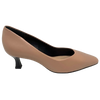 A court shoe that's built for comfort as well as style. This beautifully shaped court with it's chiselled toe has exceptional padding in it's footbed without taking away it's elegant shape. The shapely little 5cm heel is in a contrasting shiny black for that little bit of extra pizzazz. Made in Brazil.