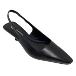 Made in Brazil by Carrano this little sling back has a slightly asymmetrical elongated toe shape, a 6cm heel the is located slightly off centre from the heel and is a comfortable and elegant shape that will look as great with your favourite jeans as it will with your corporate or elevated wear.