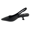 Made in Brazil by Carrano this little sling back has a slightly asymmetrical elongated toe shape, a 6cm heel the is located slightly off centre from the heel and is a comfortable and elegant shape that will look as great with your favourite jeans as it will with your corporate or elevated wear.