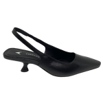 Made in Brazil by Carrano this little sling back has a slightly asymmetrical elongated toe shape, a 6cm heel the is located slightly off centre from the heel and is a comfortable and elegant shape that will look as great with your favourite jeans as it will with your corporate or elevated wear.