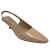 Made in Brazil by Carrano this little sling back has a slightly asymmetrical elongated toe shape, a 6cm heel the is located slightly off centre from the heel and is a comfortable and elegant shape that will look as great with your favourite jeans as it will with your corporate or elevated wear.
