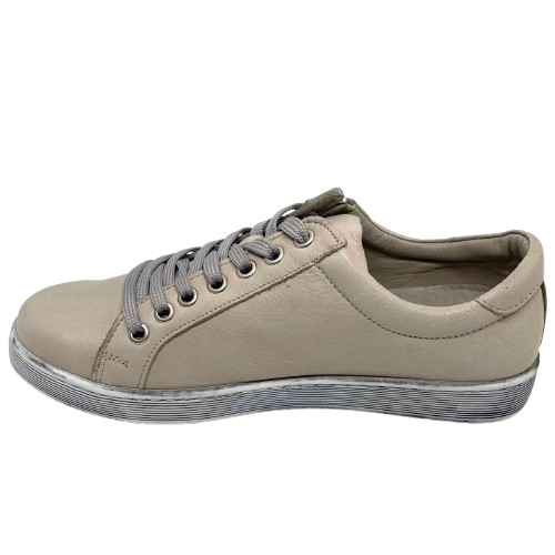 German-designed, all-day sneakers that are both lace-up and zipped for easy wearing. &nbsp;With an extra pair of laces, grey rubbed sole and removable insole for those with orthotics, these are a must-have for those looking for style and practicality.&nbsp;