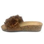 los cabos slide with flower detail colour truffle